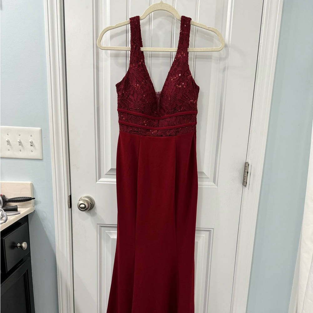 Red prom dress size 3
